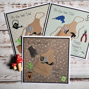Tarjeta del Día del Padre, Tarjeta para papá, Abuelo, Tarjeta de jardinería, Tarjeta de papá DIY, Día de los abuelos, Tarjetas personalizadas, Regalos personalizados, Hecho a mano
