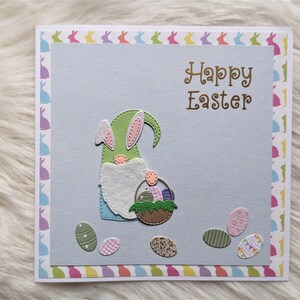 Tarjeta de Pascua, Tarjetas Gonk, Tarjeta de Pascua Gnome, Tarjetas de Pascua para niños, Tarjeta de Pascua para niños, Tarjetas personalizadas, Caza de Pascua, Conejo de Pascua