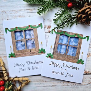 Tarjeta de Navidad con renos, Tarjeta de Navidad para padres, Tarjeta para niños, Tarjeta de Navidad para mamá, Tarjeta de Navidad para papá, Mamá especial, Tarjetas con búhos