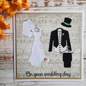 Carte de mariage, Union civile, Le jour de votre mariage, Cartes personnalisées, Cartes personnalisées, Cadeaux personnalisés, Mariage contemporain