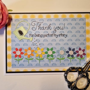 Obrigado por fazer parte da minha história, Obrigado Professor, LSA, Fim do semestre, Cartão de flores, Cartões arco-íris, Cartões personalizados, Presentes para professores