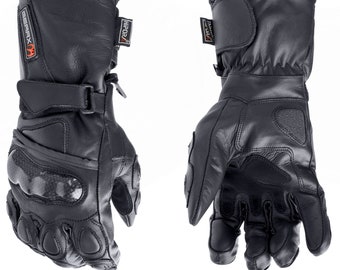 Protection des articulations en carbone imperméable thermique de gants de moto de moto