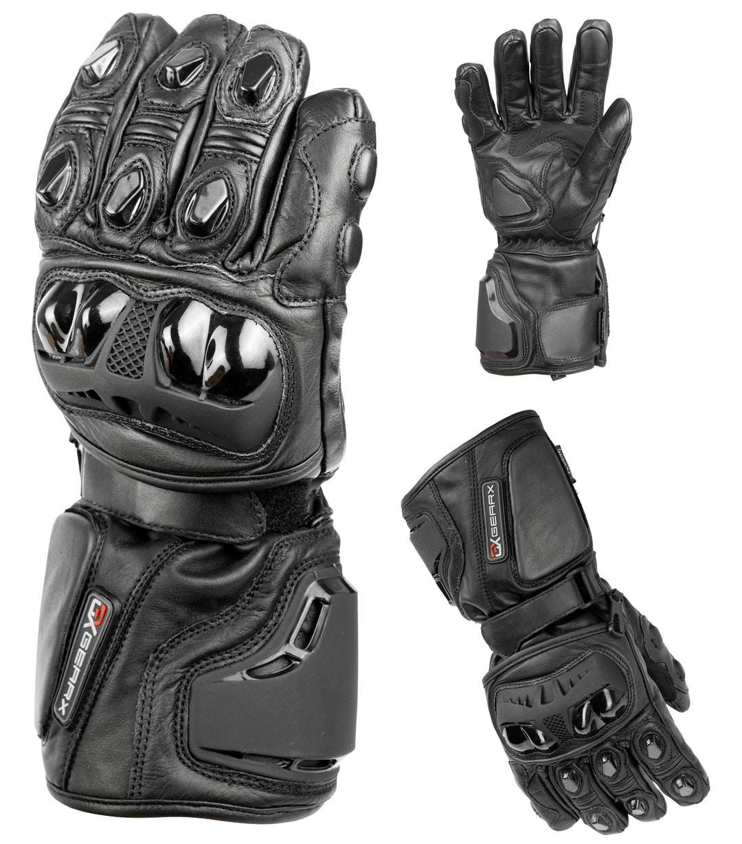 Gearx Torque Thermal Waterproof Motorbike Motorcycle Gloves Carbon