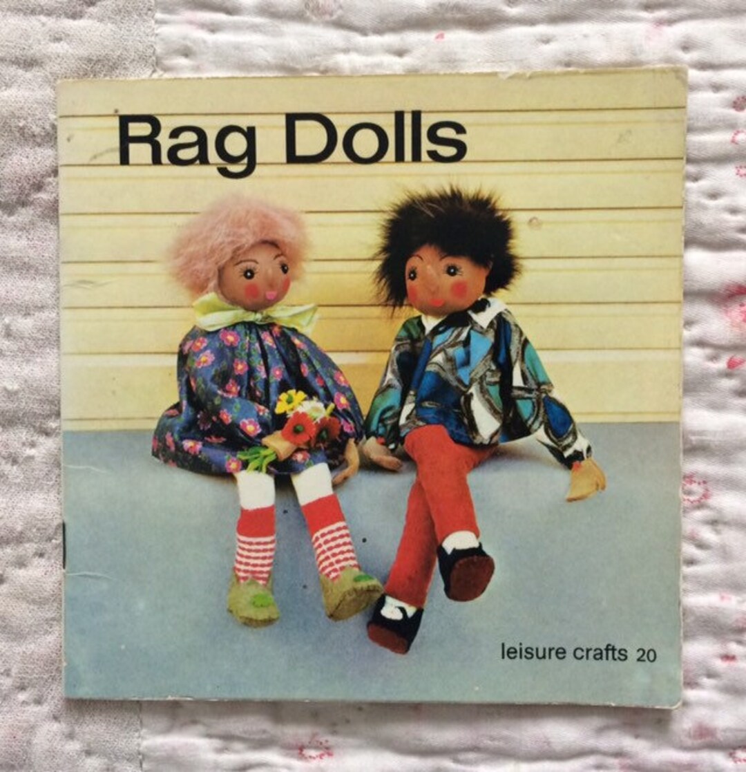 Vintage Rag Dolls Search Press 1968 and 1978 - Etsy.de