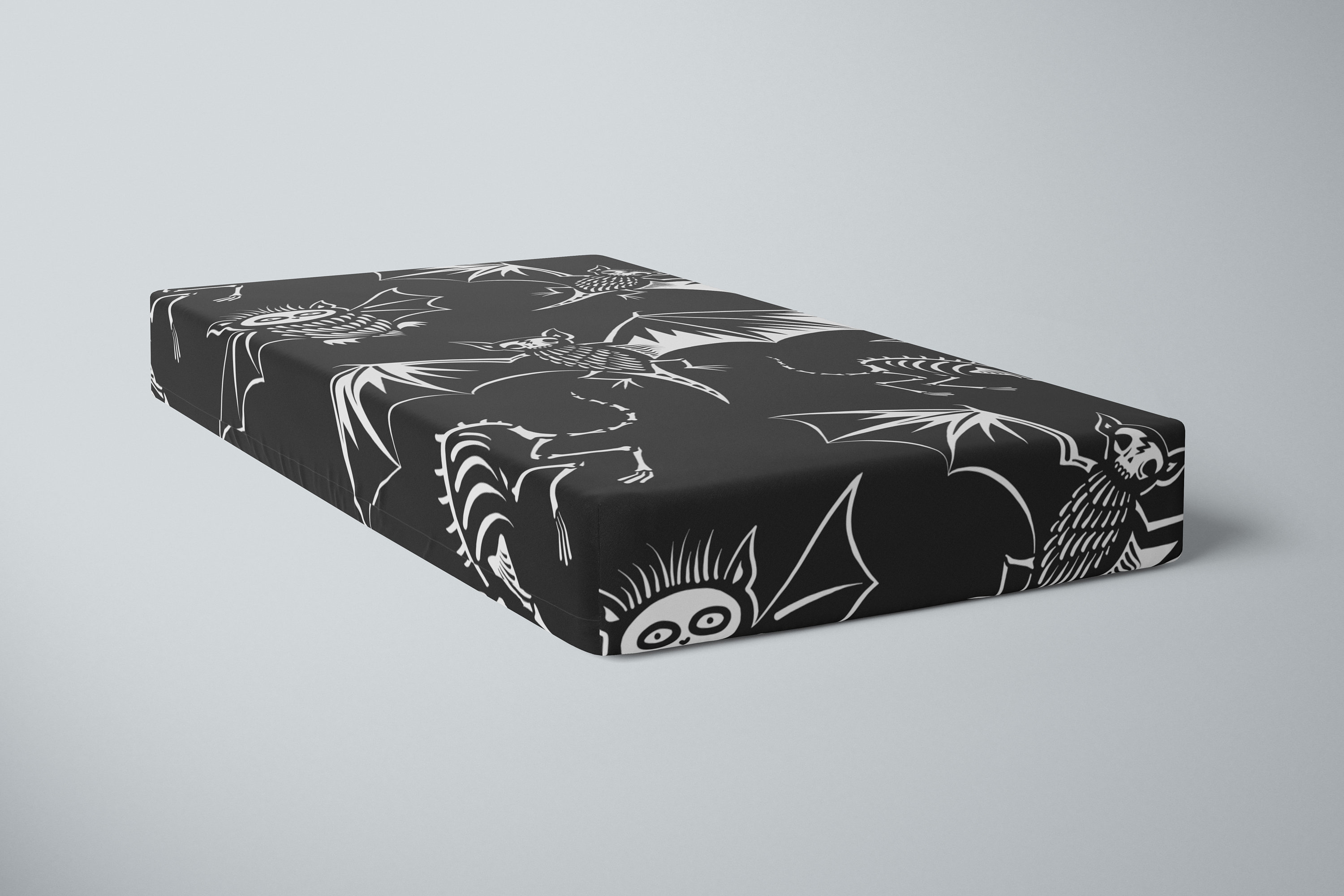 Gothic Baby Fitted Crib Sheets Creatures Gothic Baby Bedding Etsy