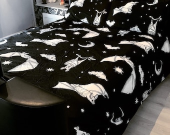 Yorkshire are Angles Halloween Halloween Quilts Blanket Twin Super King Size Best Decorative for Bedroom Living Room Home Decor Queen King Yorkshire are Angles Halloween Halloween Quilts Blanket Twin Super King Size Best Decorative for Bedroom Living Room Home Decor Queen King