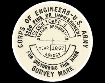 USACE Marker - Sticker