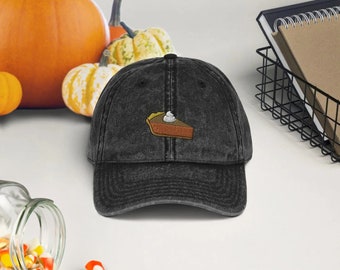 Pumpkin Pie - Fall Vintage Cotton Twill Cap