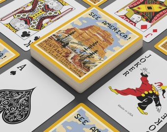 Retro Montana Playing Cards
