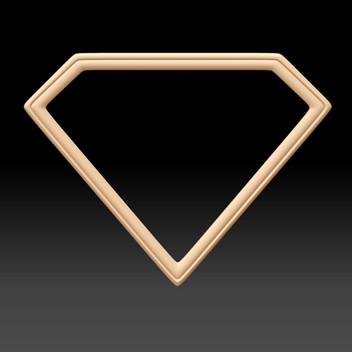 Diamond Shape Border, CNC Router File, Stl File, Digital Model, 3d ...