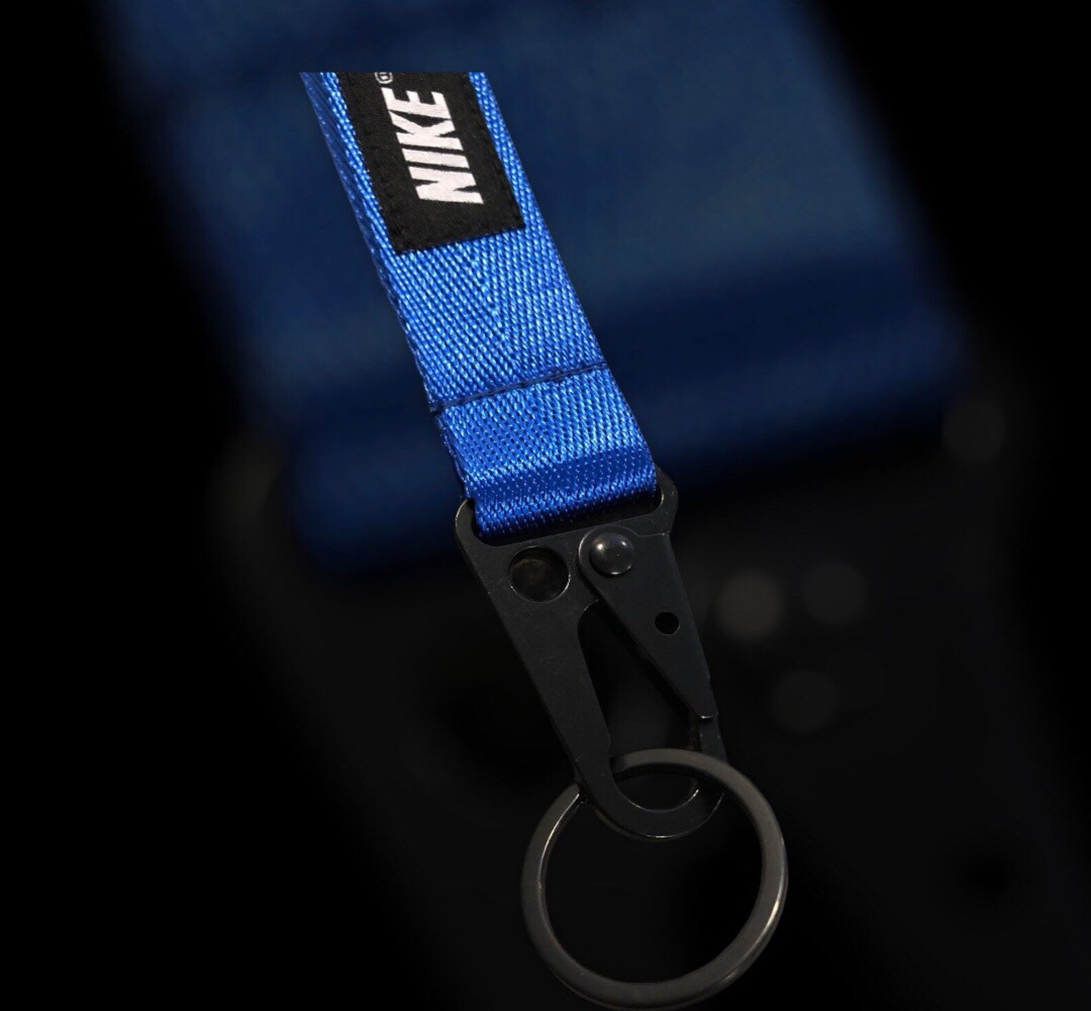 BLUE Nike Sports Wrist Lanyard Keychain Keys Holder Key Sturdy Etsy