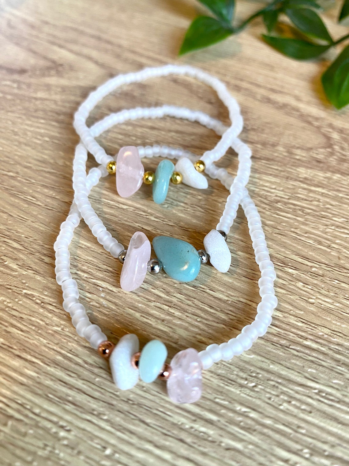 Handmade gemstone healing bracelets stunning oneofakind Etsy