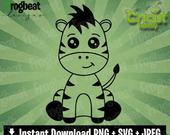 Download Cute Zebra Png Etsy