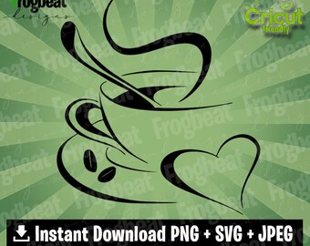 Free Free 283 Coffee Cup With Heart Steam Svg SVG PNG EPS DXF File