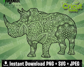 Download Rhino Svg Etsy