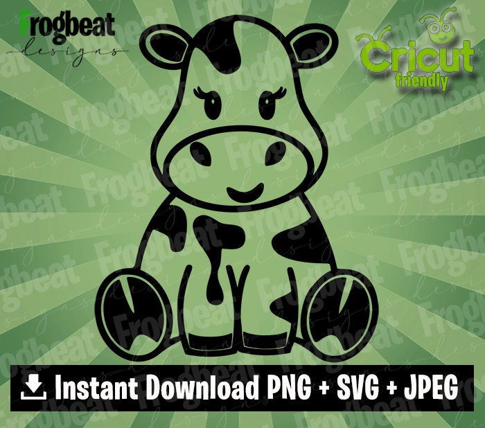 Free Free 128 Cute Baby Cow Svg SVG PNG EPS DXF File
