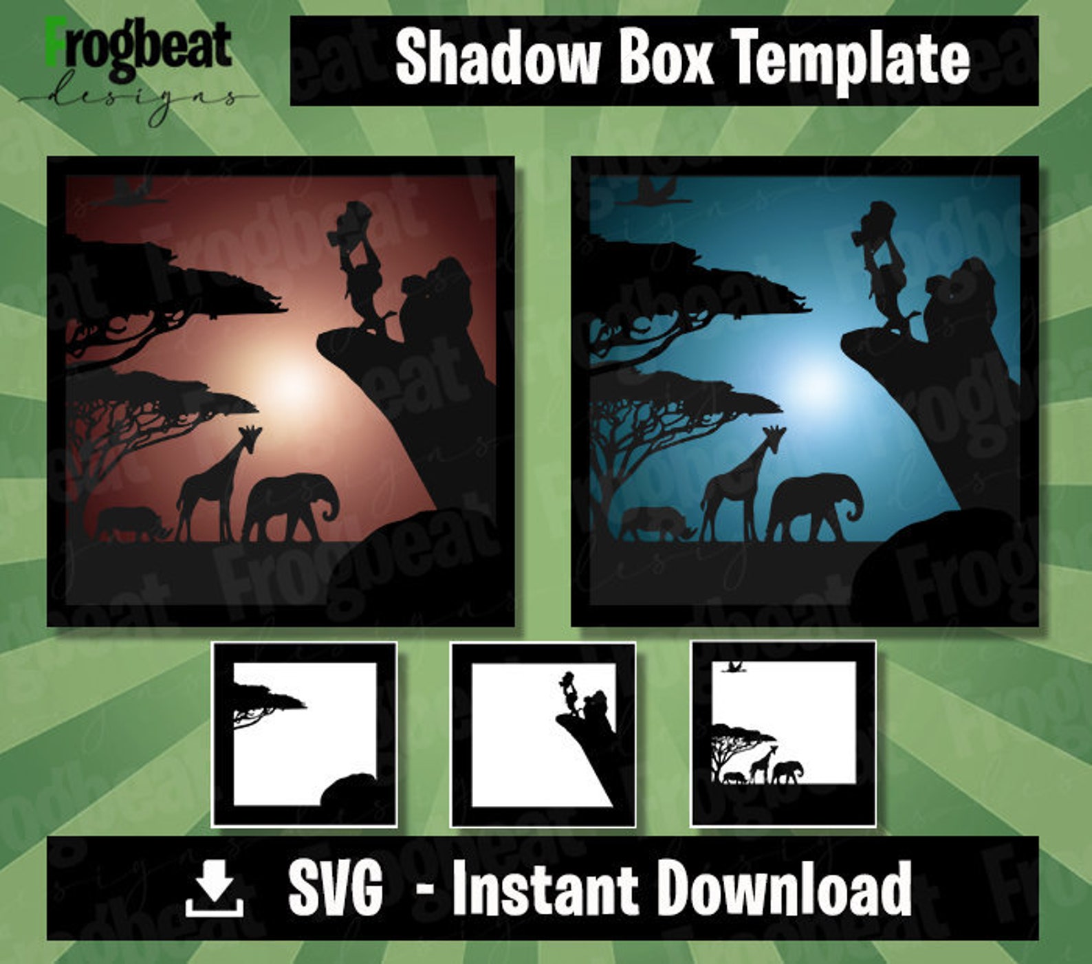 Free Free 302 Lion King Shadow Box Svg SVG PNG EPS DXF File