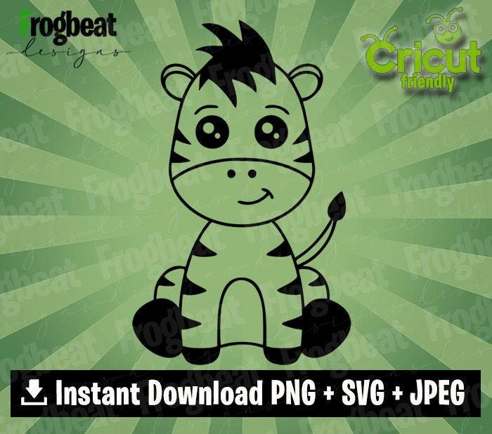 Download Baby Zebra SVG PNG. Cute Baby Zebra SVG. Baby Zebra Cricut ...