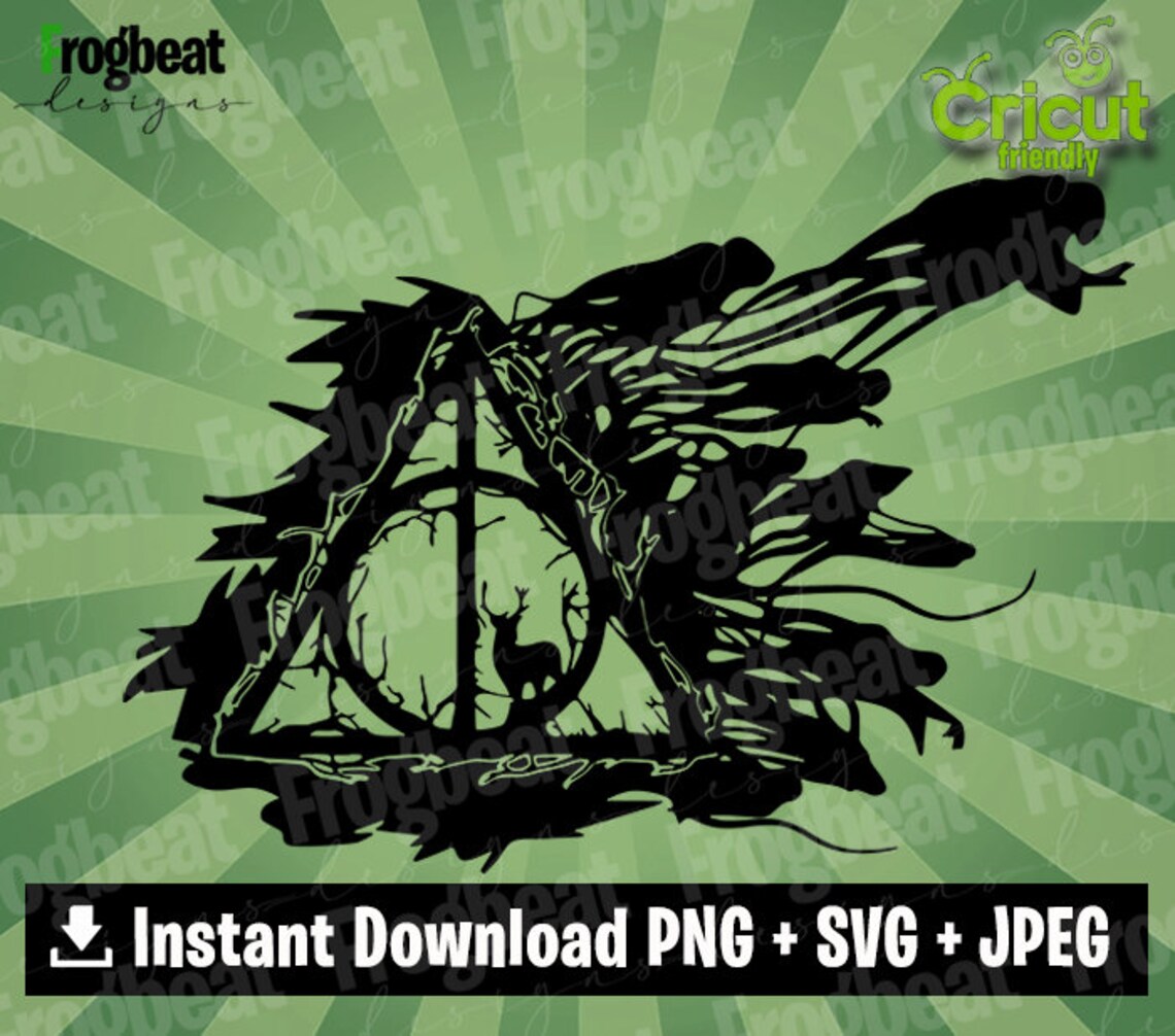 Harry Potter Forbidden Forest Silhouette SVG PNG JPEG. | Etsy