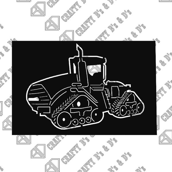 Quadtrac - Tractor - Case IH - Download - Cut file, Digital, - Dxf, Svg, Png, Pdf, Ai, Dwg, Pdf.