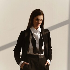 Camisa esmoquin mujer sale