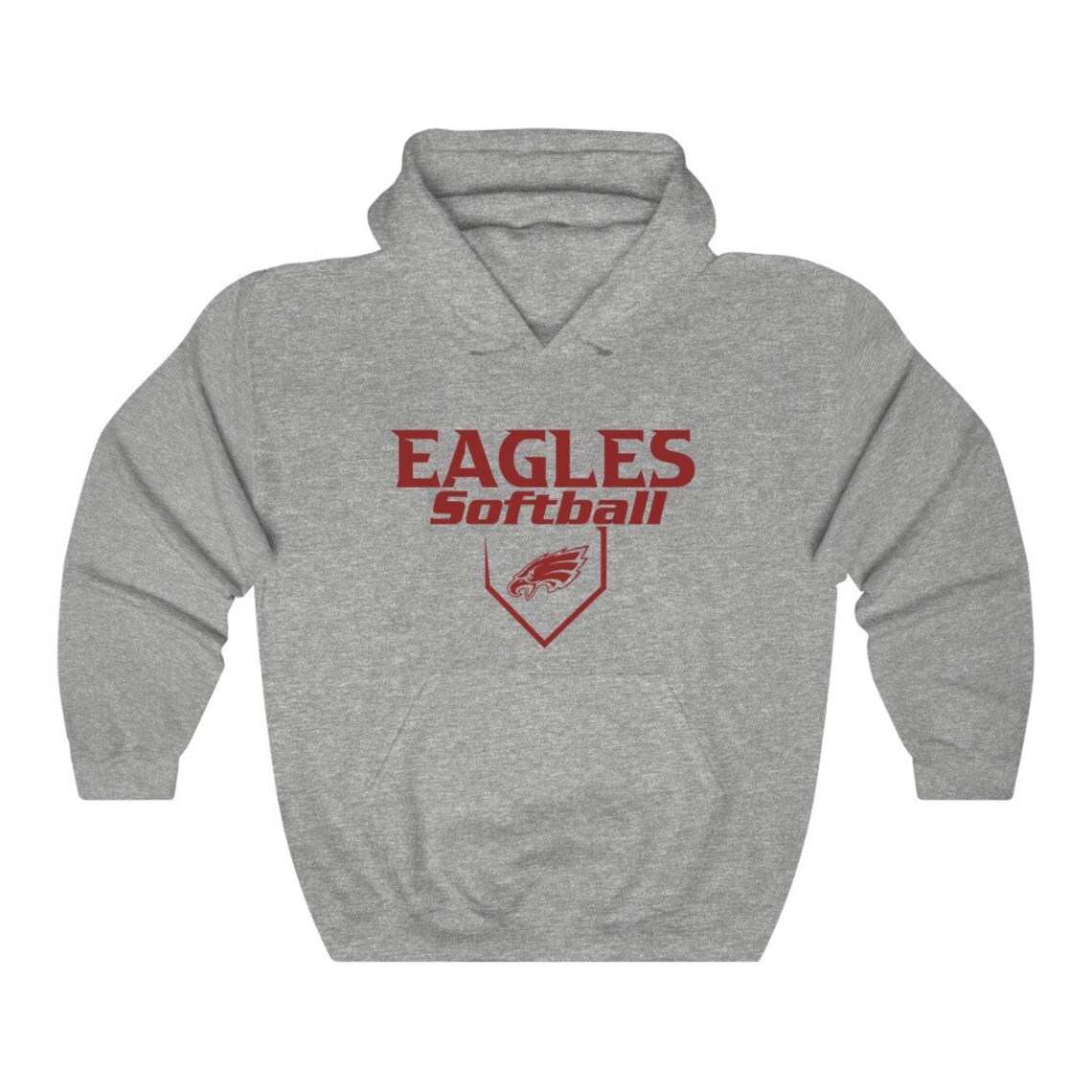 Tulsa Eagles Softball Hooded Sweatshirt Etsy