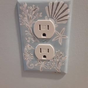 Copertura switchplate con tema Seahorse e Beach.