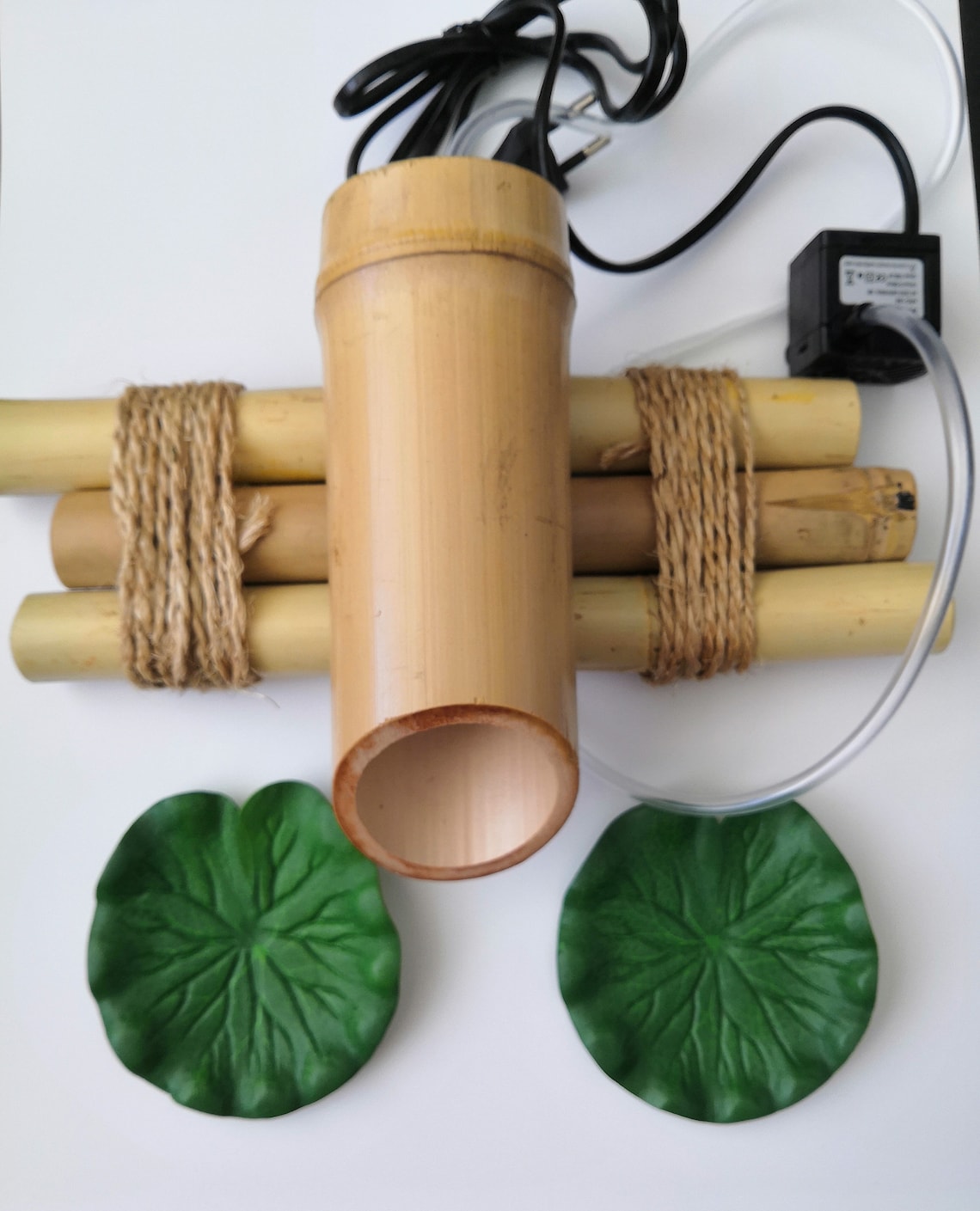 Bamboo Water Fountain Kit Zen Garden Etsy