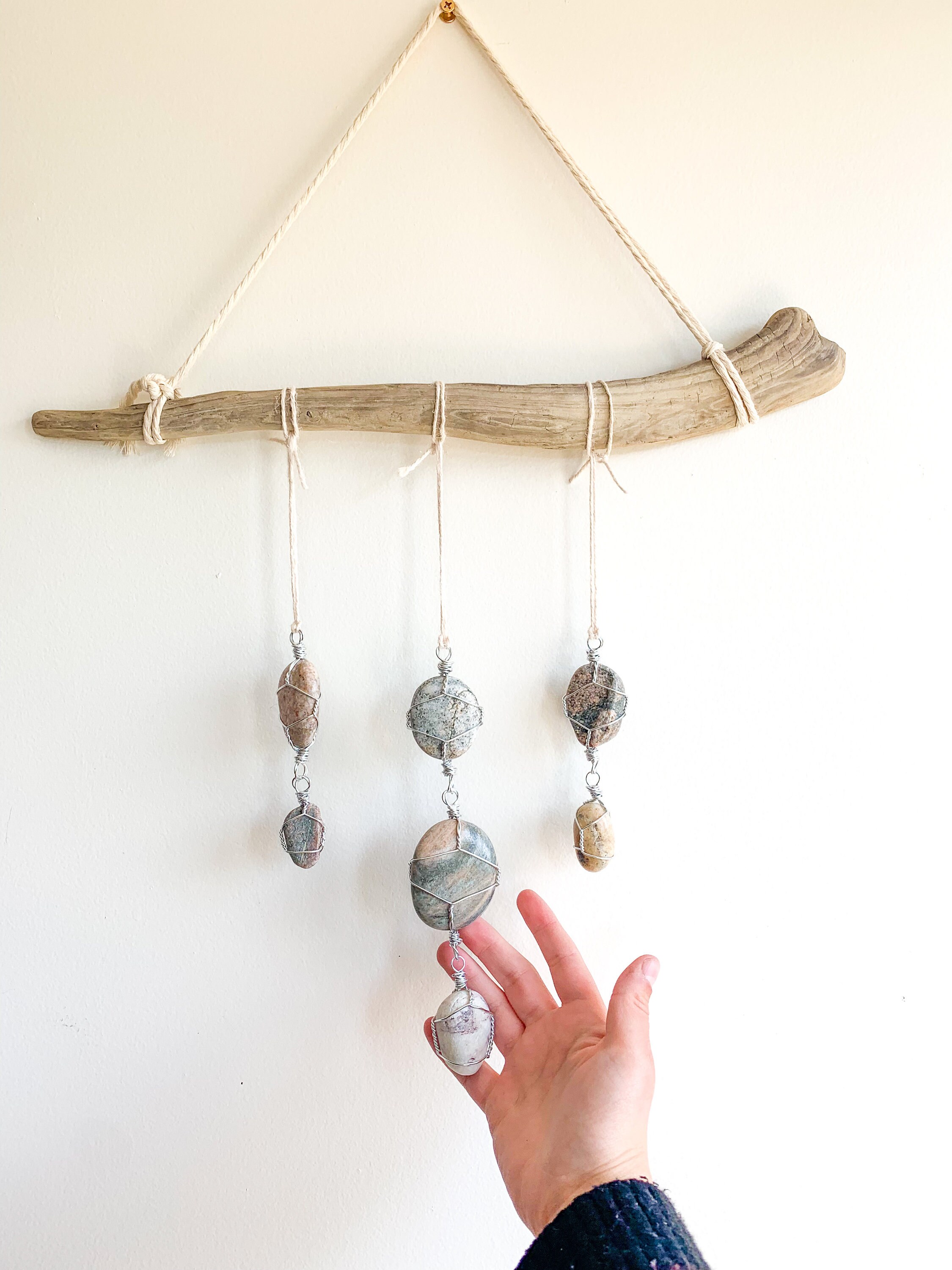 Boho Driftwood Copper and Ribbon Wall Hanging – WhimziVille