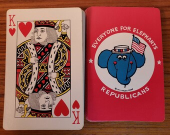 Vintage Republican National Convention 2000 Playing Cards 2 Decks Box Sealed NOS 