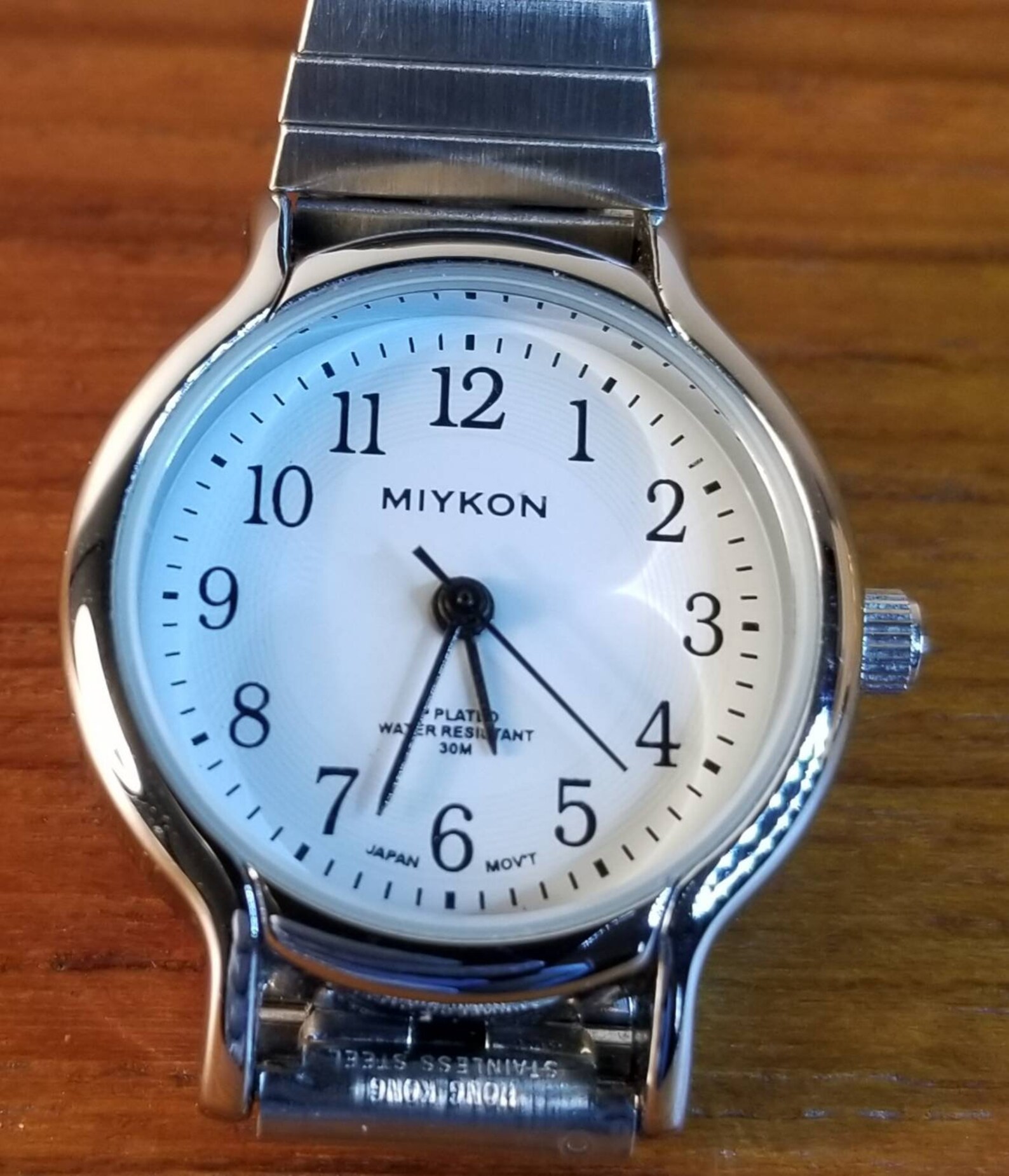 Ladies stainless steel Miykon quartz powered watch with Etsy