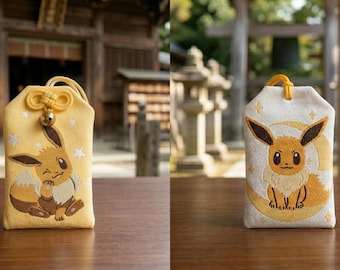 Japanese Omamori Charm – Eevee Amulet Love Luck Success