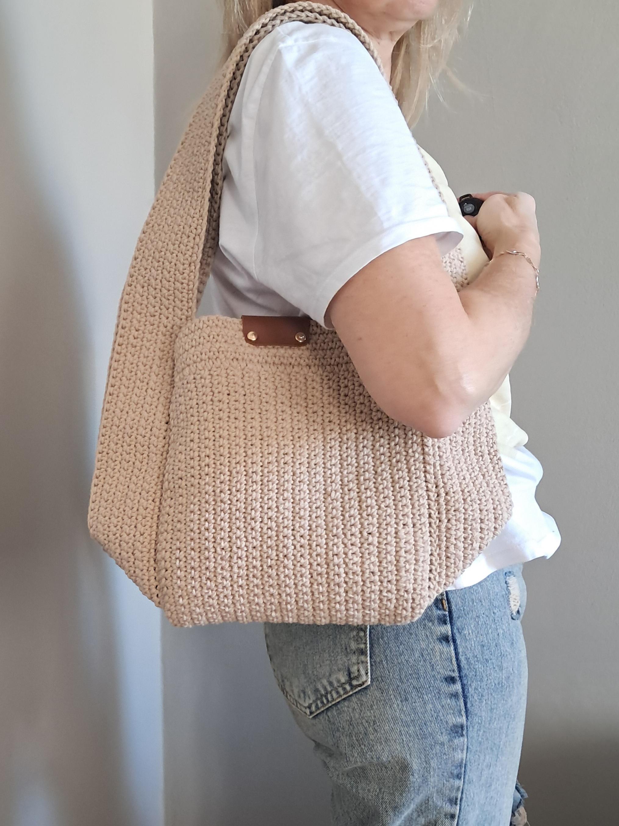Easy Crochet Tote Bag Pattern PDF Beginner Friendly, Only Single ...