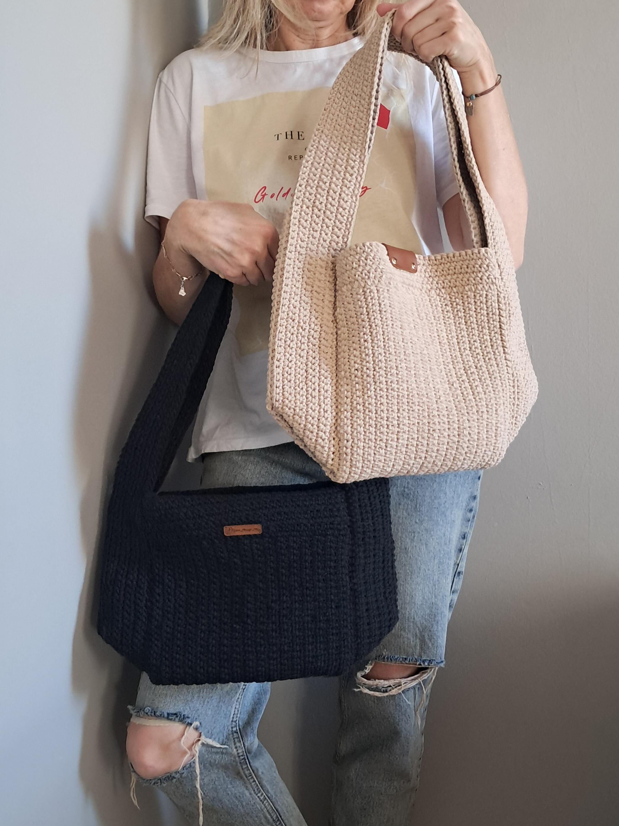 Easy Crochet Tote Bag Pattern PDF Beginner Friendly, Only Single ...