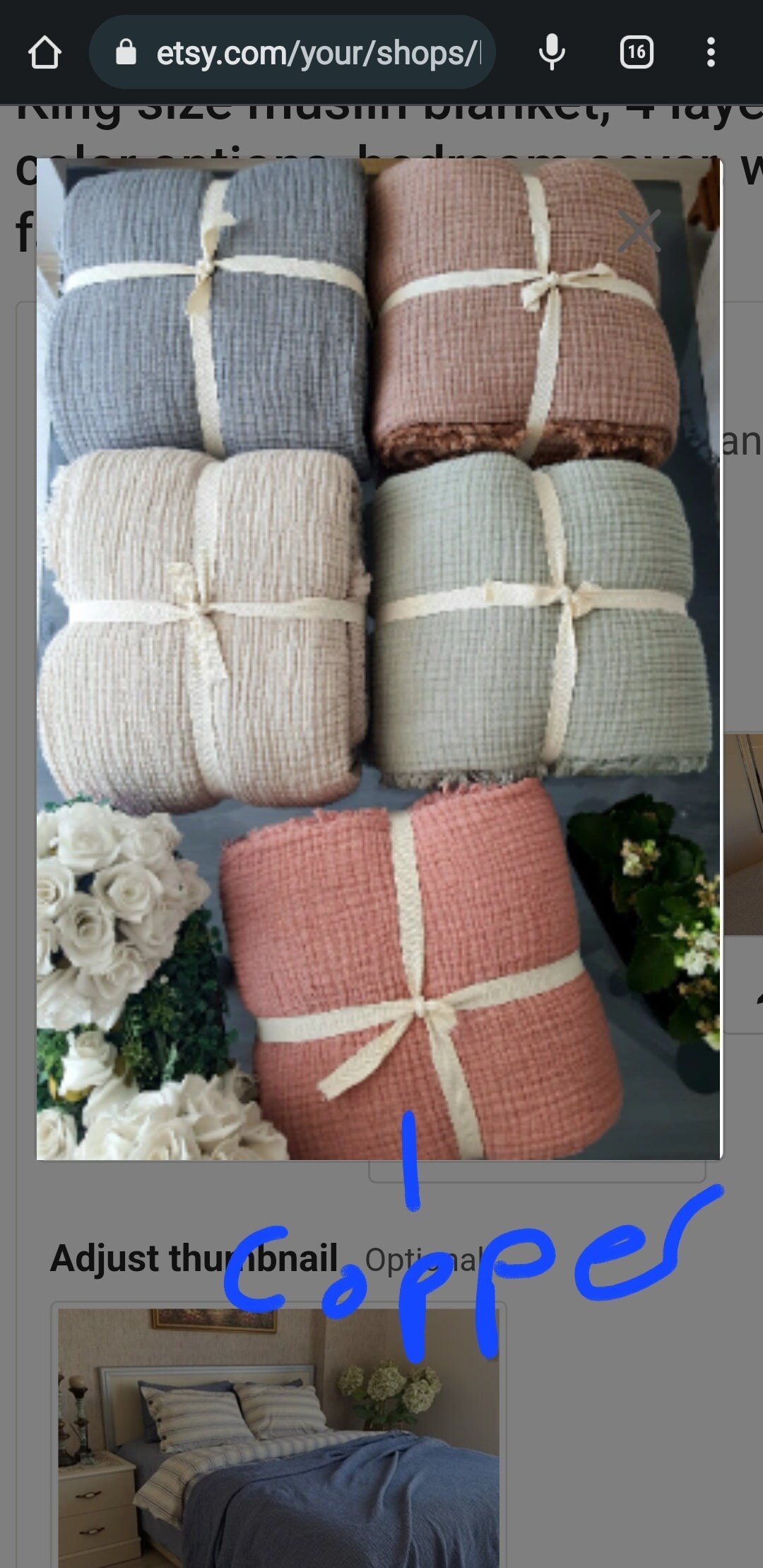 King Size Muslin Blanket 4 Layers Thick Color Options Etsy