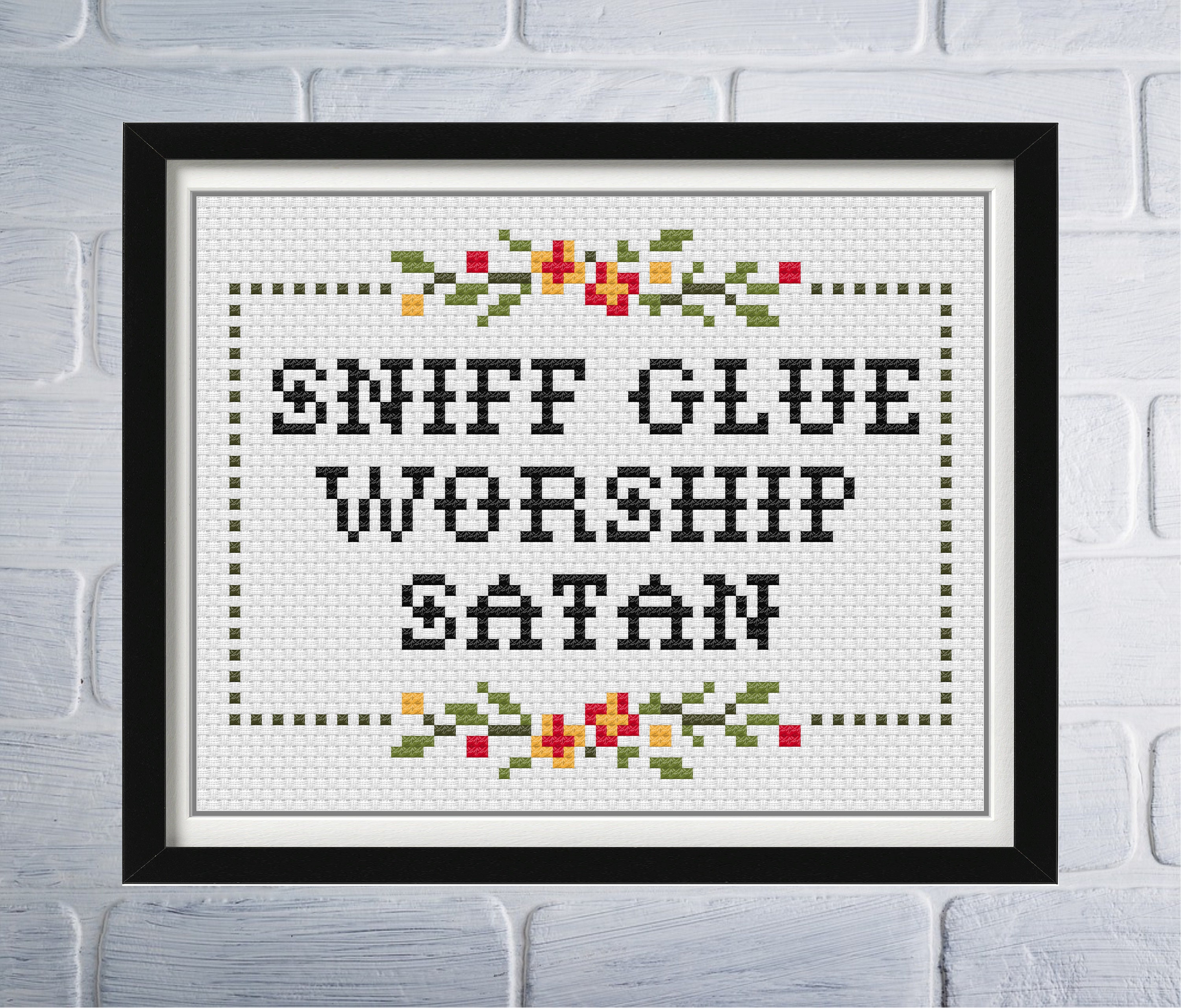 Buy PATTERN Subversive Worship Satan Stitch Online in India Etsy
