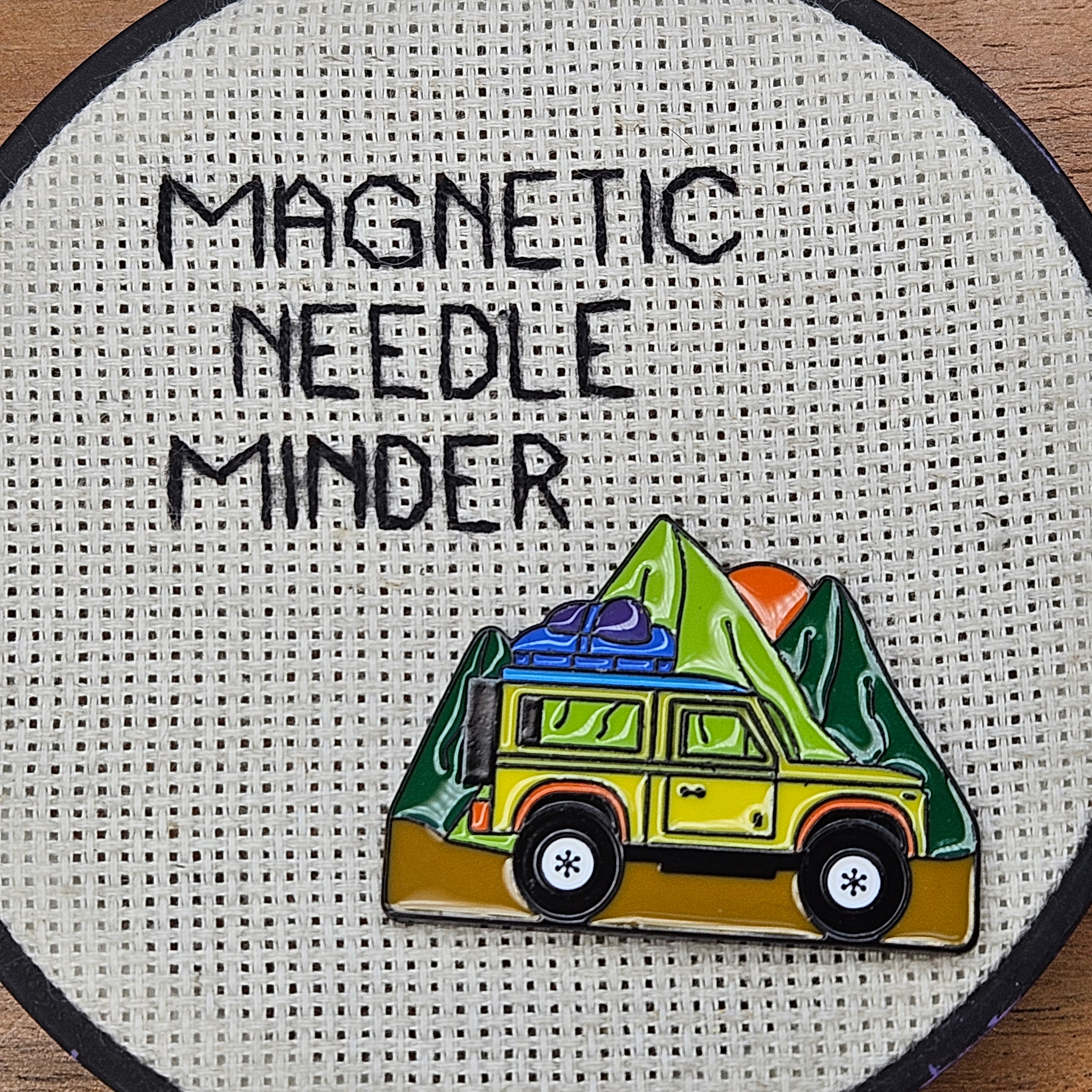 Offroad Magnetic Needle Minder for Cross Stitch and Embroidery - Camping  Needle Minder - Jeep Needle Minder