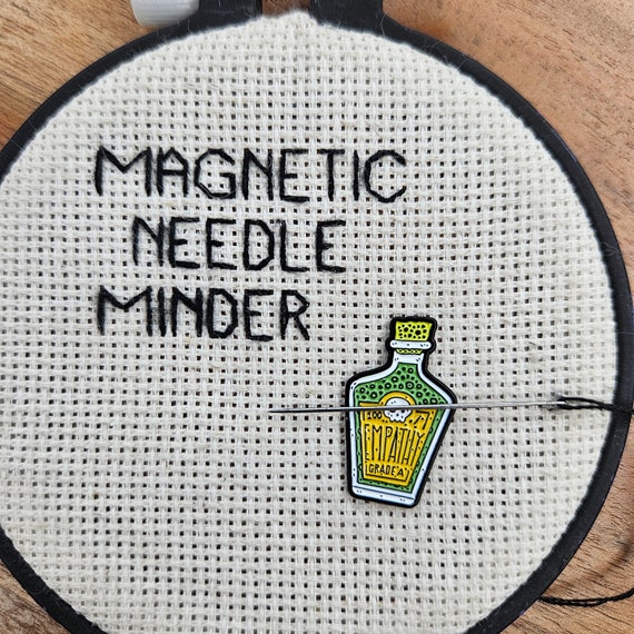 Cross Stitch Needle Minder, Magnetic Needle Minder