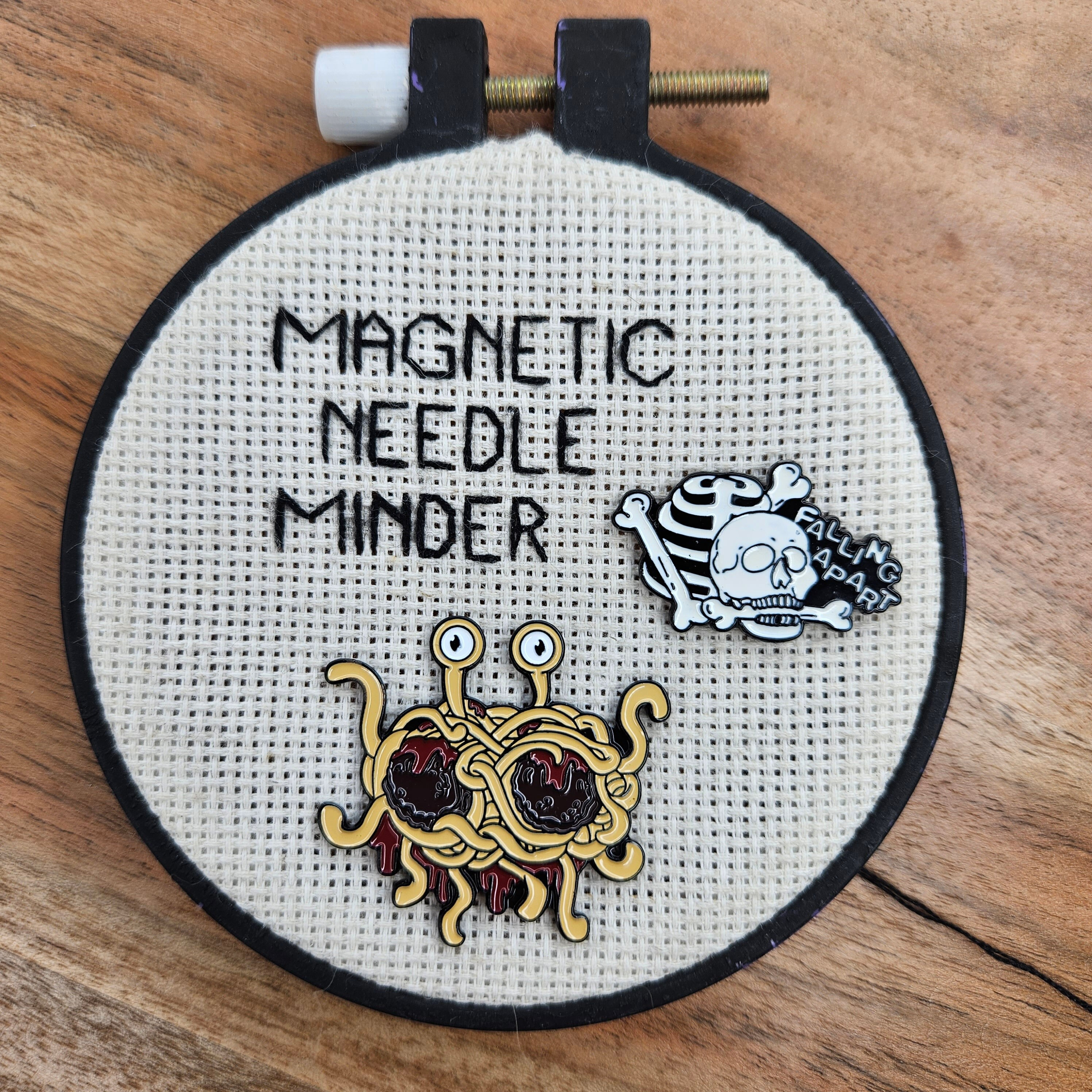 Monster Needle Minder Magnetic for Cross Stitch, Embroidery or Monster  Decorative Magnet Monster Magnetic Pin Bones Needle Minder 