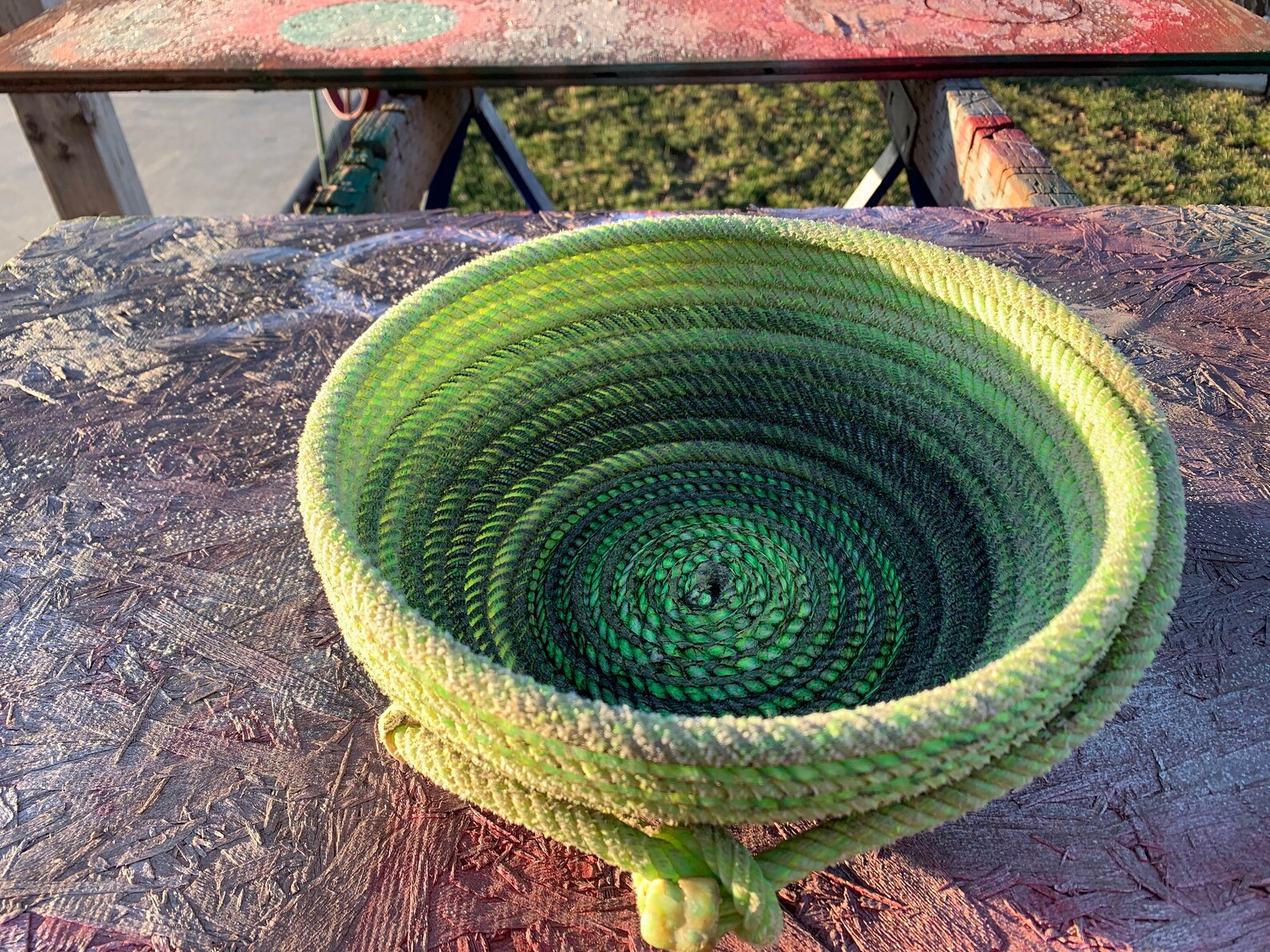 Lariat Rope Bowl Etsy