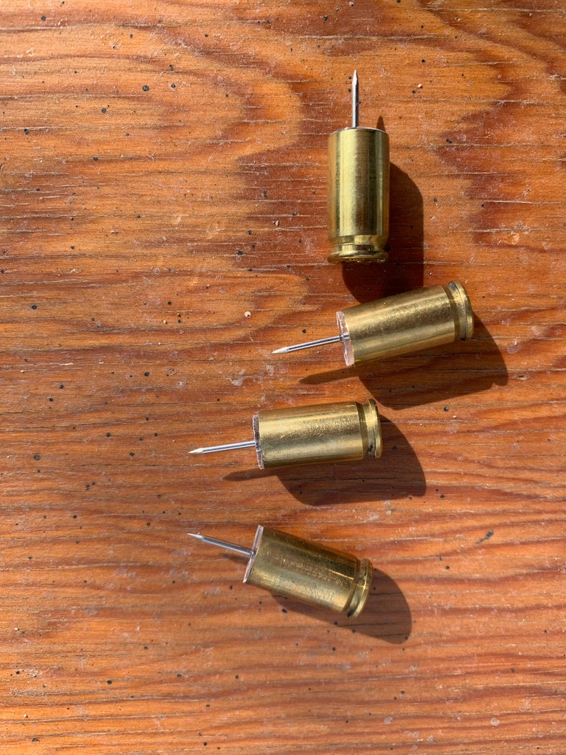 Bullet Push Pin 9mm Thumb Tac Etsy