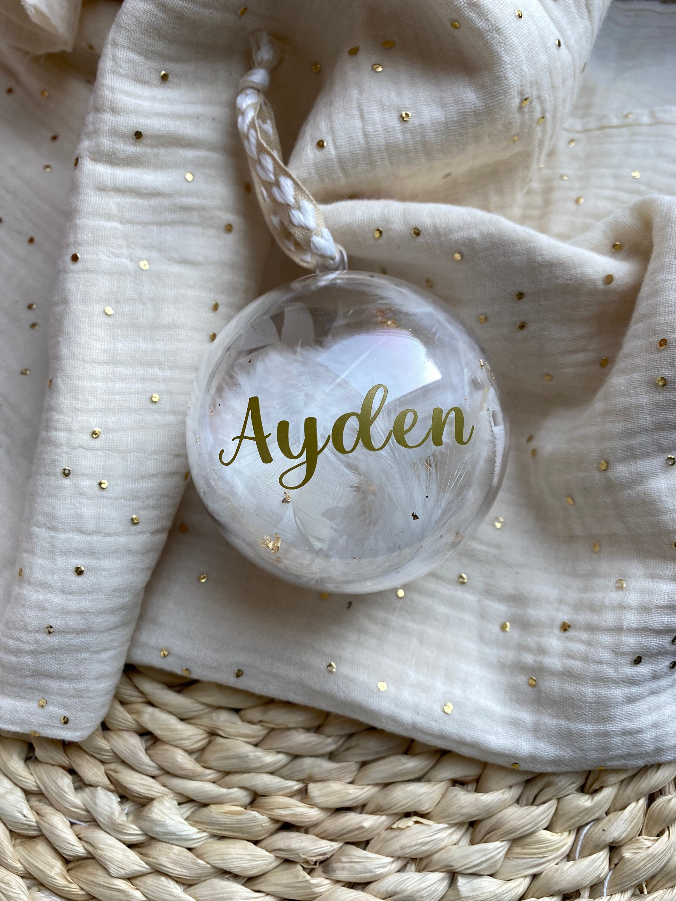 Boule de Noël Personnalisée