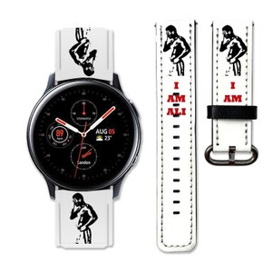Muhammad Ali Galaxy Watch 6 Band Galaxy Gear Sport Band Galaxy Watch 42mm Samsung Galaxy Watch 46 mm Watch 5 Band Galaxy Active 2 Band 40 mm