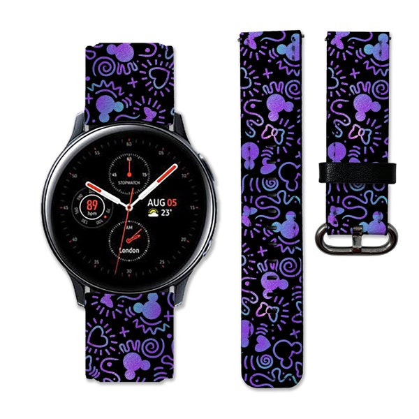 Mickey Mouse Samsung Galaxy Watch 6 Band Gear Sport Strap Disney Galaxy Watch Band 46 mm Galaxy Active Strap 40 mm Watch 5 Galaxy Watch 42mm