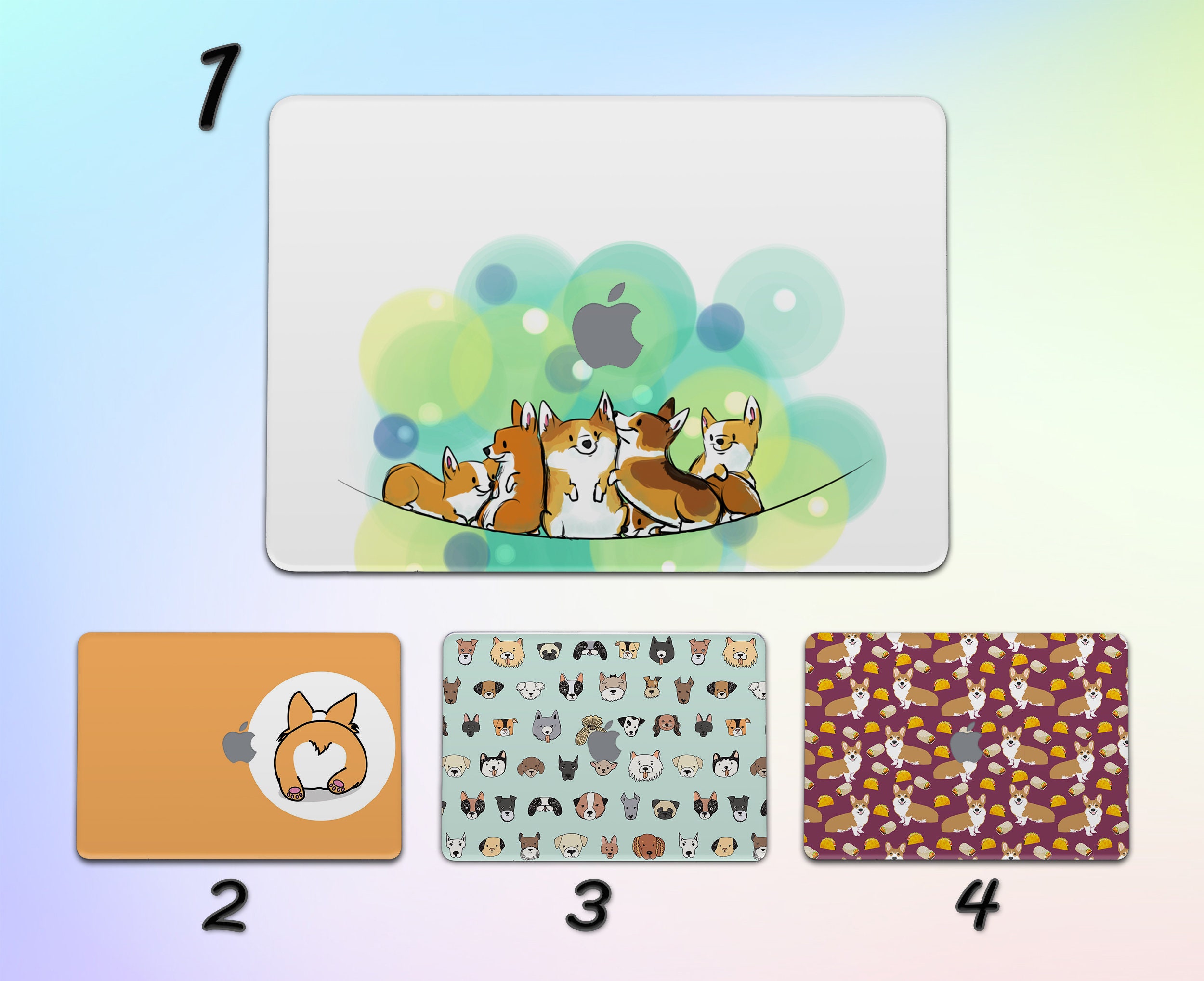 Cute Dogs MacBook Air 13 Inch A2337 Case MacBook Pro 13 Etsy