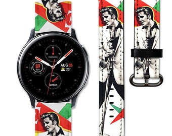 Elvis Presley Watch 5 Galaxy Watch 6 Band Galaxy Active 2 Band 40 mm Galaxy Watch 42mm Strap Gear Sport Strap Samsung Galaxy Watch 46 mm