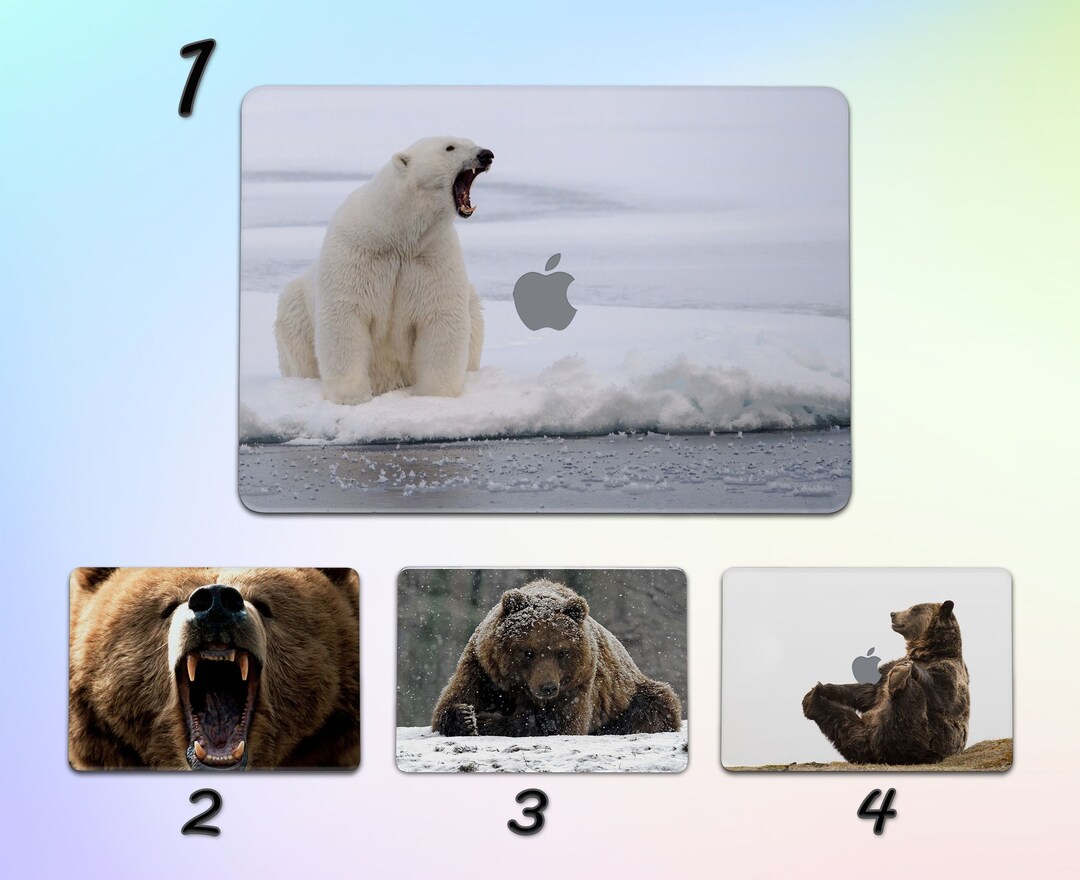 Bears MacBook Case MacBook Air M2 Case MacBook Pro 13 Inch Case MacBook ...