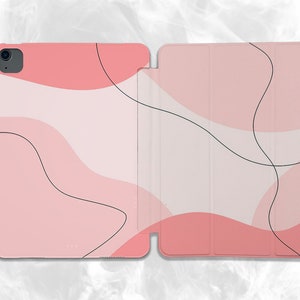 Pink Abstract iPad Case Pro 12.9 Inch 2021 Air 4 10.9 In 2020 Pro 11 Inch Mini 4 7.9 Inch Women Pro 12.9" Mini 6 8.3" 10.2" 2021 Mini 5 7.9"