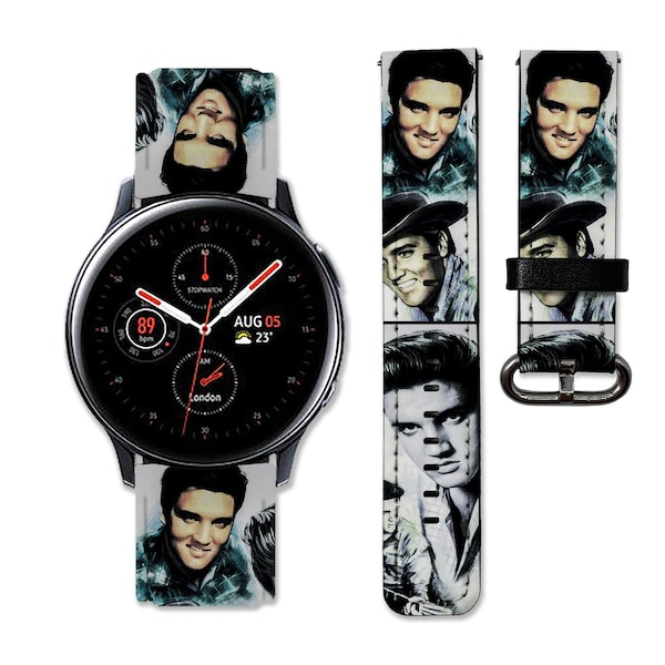 Elvis Presley Samsung Galaxy Watch 46 mm Galaxy Watch 6 Band Galaxy Active 2 Band 40 mm Galaxy Watch 42mm Strap Gear Sport Strap Watch 5