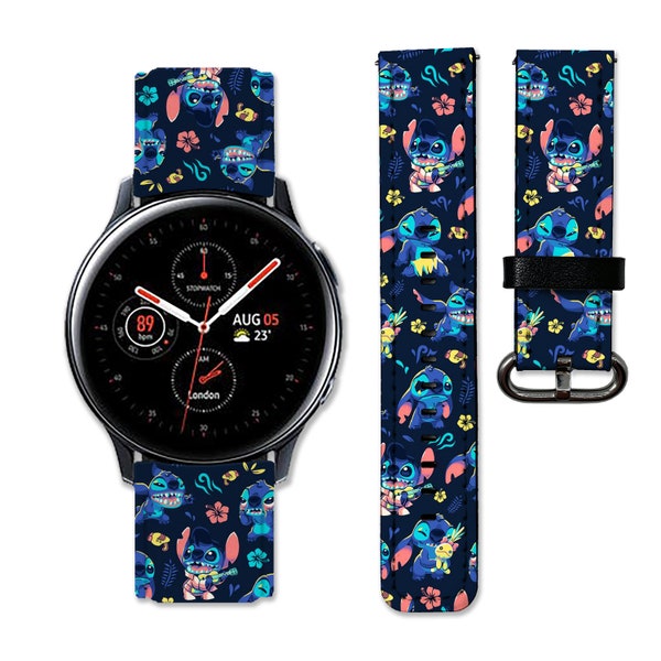 Stitch Gear Sport Strap Disney Samsung Galaxy Active 2 Strap 40 mm Galaxy Watch 42mm Galaxy Watch Band 46 mm Galaxy Watch 6 Band Watch 5